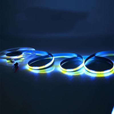 China Accessible Theme Park 1515 COB Digital RGB COB LED Strip Full Color Changing for sale