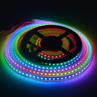 China Addressable Warehouse 144 LED Strip WS2812 Pixel LED Strips Full Color DMX LED Digital Strip Light for sale