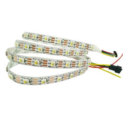 China Warehouse WS2812b LED strip RGBWW 12v 24v smd5050 RGBW RGBWW led strip 4 color in 1 for sale