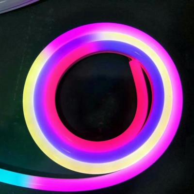 China Tira LED Magic Neon Color Warehouse Strip 12v ws2811 RGB Neon Digital Neon Strip 60leds/m WS2811 for sale