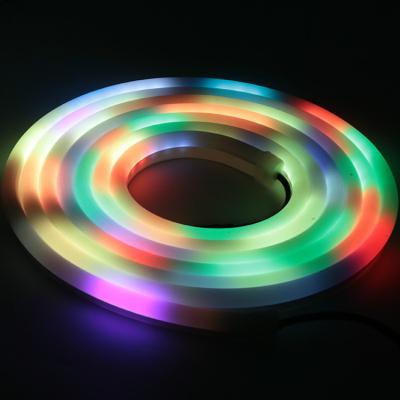 China Accessible Warehouse RGB LED Rope Flex 12V DMX LED Neon Neon Tube for sale