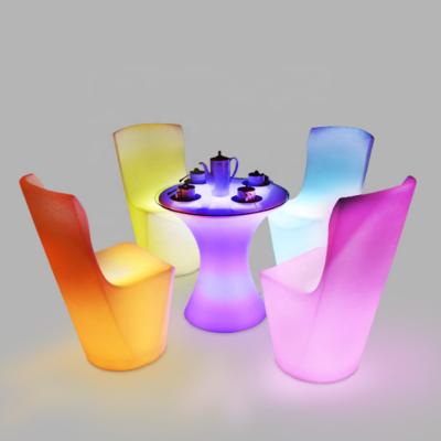 China Waterproof Lighting Furniture For Bars Table LED Wedding LED Bar Table New Model for sale