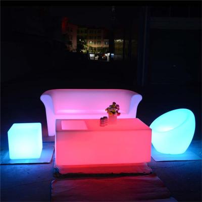 China Modern Bar Furniture Set LED Table De Bar Light Load Up Bar Table for sale