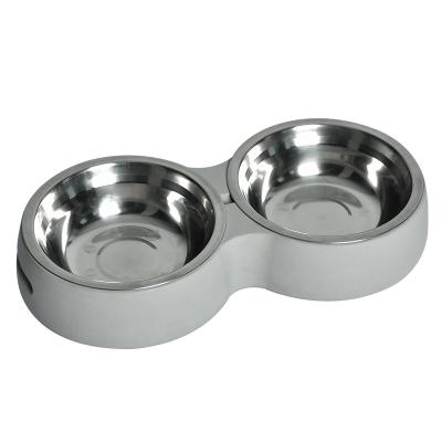 China Non-automatic Design Model Metal And Cement Concrete Pet Bowl For Dog for sale