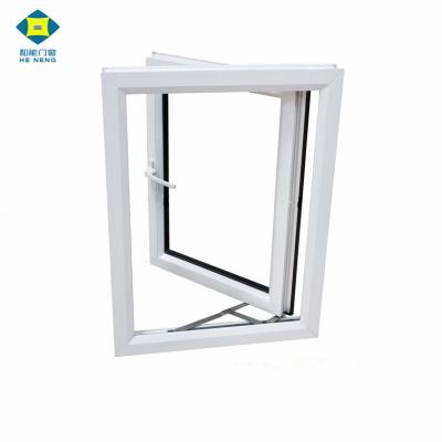 China Good Folding Screen Heat And Sound Insulation Conch PVC Window And Door for sale