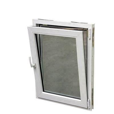 China Good Quality Folding Screen PVC UPVC Tilt And Turn Window With Mosquito Net for sale