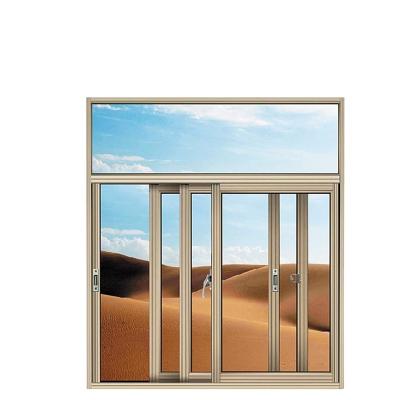 China Folding Screen Price For Large Modern Cheap Framed Aluminum Alloy Brown Color Slide South Africa Blue Double Tinted Glass Plate Window for sale