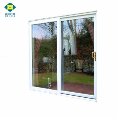 China 2020 Hot Selling Chinese Modern Double UPVC Glass Sliding Door for sale