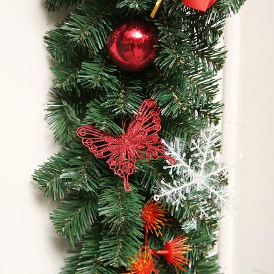 China Popular Environmentally Friendly Wholesale Custom Wedding Accessory Festival Items Rattan Christmas Wreath for sale