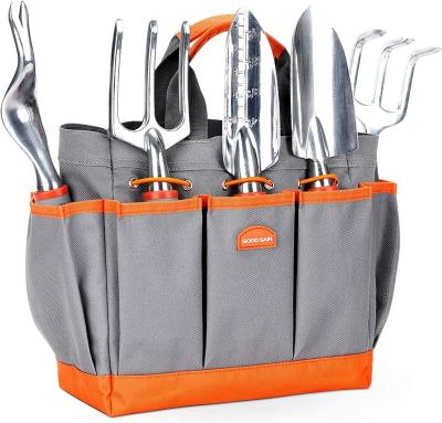 China Garden Work Garden Tools Set,6 Piece Large Gardening Tools,Aluminum Outdoor Garden Kit Includes Trowel,Weeder for sale