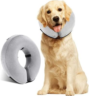 China Sustainable Dog Cone After Surgery, Protective Inflatable Collar, Blow Up Dog Collar, Pet Recovery Collar for Dogs and Cats Soft for sale