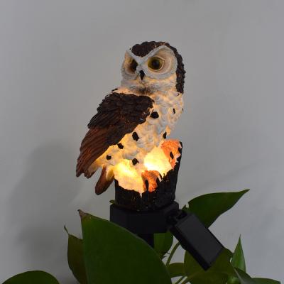 China Garden Brown Solar Owl Outdoor Garden Light for sale