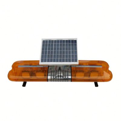 China MINI car truck flashing police solar lightbar flashing red light for sale