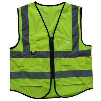 China Construction High Reflective Safety Safety Vest Cheap Green Reflective Vest Traffic Safety Vest for sale