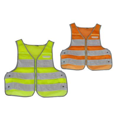 China Safety Vest Tape Fabric Construction Safety Reflective Safety Vest With Medium Worker Size for sale