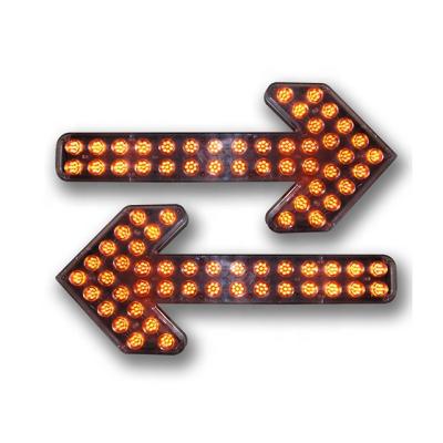 China PC LED Road Construction Safety Traffic Arrow Lights Led Road Safety Flashing Light for sale