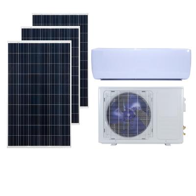 China Hotel 18000but 1.5ton 5 Kw Split On Grid AC DC Hybrid Solar Air Conditioner for sale