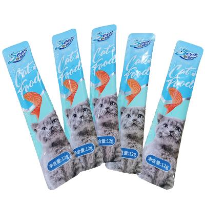 China Stocked Wishkas Cat Food Fat And Creamy Wet Cat Strips Wet Cat Food Pelen Wishkas Cat Food Wet for sale