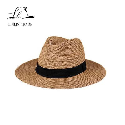 China Character Fashion Wholesale Straw Hat Unisex Paper Braid Straw Hat for sale