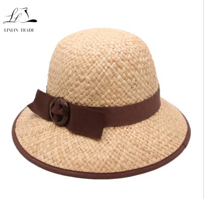 China Wholesale Picture Cloche Hat For Women Beach Straw Hat Female Straw Hat 2021custom for sale