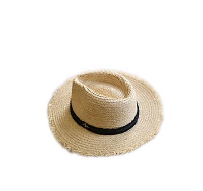 China Best Selling Unisex Character Fashion Summer Raffia Straw Hat for sale