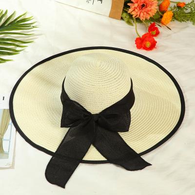 China Cheap Wholesale Character Straw Paper Braid Hats Beach Soft Hat For Lady for sale