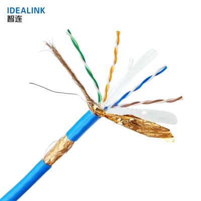 China Telecommunication Wholesale Price Free Sample Network Cable 305m sftp cat6 network cable cat6e shielded stp lan cable for sale