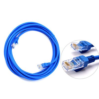 China New Model Cheap Telecommunication 4 Pair Price Cat 5 Patch Cord, UTP Network Cable Cat 5e Patch Cord Cable for sale