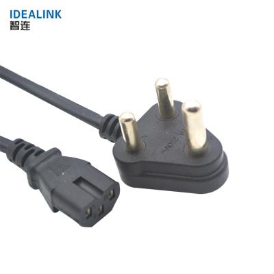 China COMPUTER factory supply direct PVC jacket power cord cable 220v, South Africa 3 pin power cord for sale