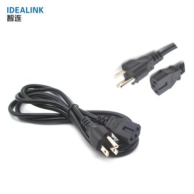 China COMPUTER factory supply 3 pin direct computer usa power cord power cable with best service for sale