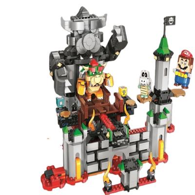 China DIY TOY Educational Bricks Play Set 60030 Bowser Castle Boss Set Battle Expansion Building Block Toy For Children Age 6+ 71369 for sale