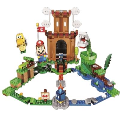 China DIY TOY Educational Bricks Play Set 60026 Su by Mario Guarded Fortress Expansion Set building block toy for kids age 6+ 71362 for sale