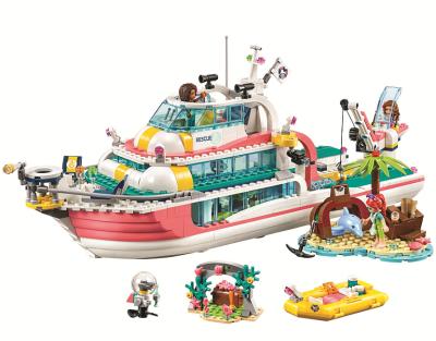 China DIY TOY Educational Bricks Play Set 11373 Lifeboat Building Block Toy for Children Age 6+ 41381 for sale