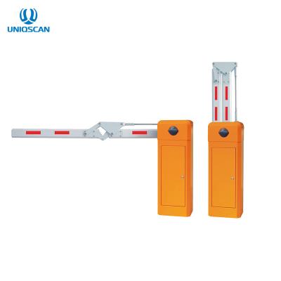 China 180 Degrees Folding Arm Boom Barrier Gate LED Light Automatically Close / Open Boom Gate for sale