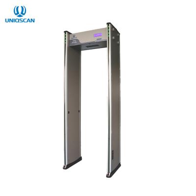 China Indoor Used High Sensitivity 6/12/18zones Walk Through Metal Detector Security Gate for sale