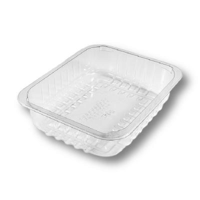 China Available Transparent PET Tray Barrier Food Packaging Tray Customized PET Meat Plastic Trays for sale