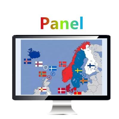 China best quality 6K panel for scandinavian nordic sweden norway finland denmark uk usa mexico laino 24 hours free trial slovenia iceland for sale