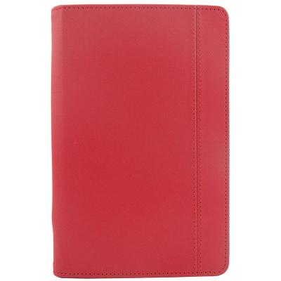 China Custom A5 Leather Closed Folder PU Zipper Padfolio No Minimum With Power Bank Padfolio Leather Sorority for sale