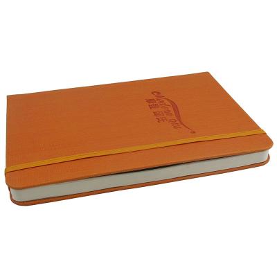 China Free Design PU A5 Presentation Custom Leather Hardcover Book China Supplier Notebook for sale