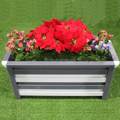 China Factory Customized Sale Color Flower Boxes Nursery Park Flower Pots Factory Customized Aluminum Tree Pots for sale