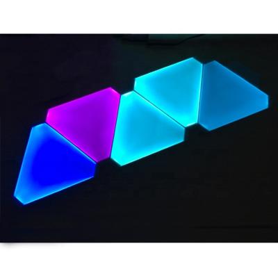 China APP Control / Smart Triangle LED Panel DIY Wall Light Music Controls 9pcs/set LED for sale