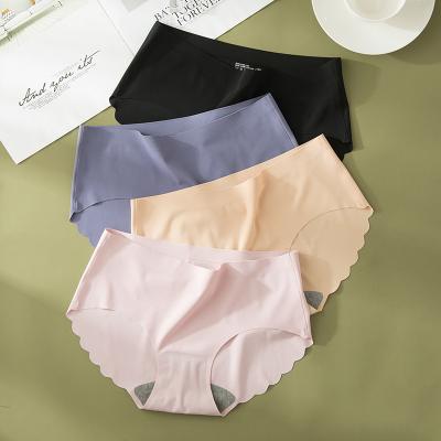 China Sexy Foreign Trade Majtki New Design Super Thin Panties Antibacterial Low Cut Seamless Underwear Ladies Bra And Panty Slips Celana Dalam for sale