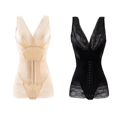 China Women Viable Shapewear Slimming Jumpsuit Underbust Bodyshaper Thigh Zipper Full Body Shaper Waist Trainer Full for sale