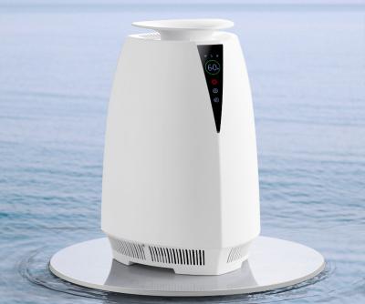 China New Design Wifi App Hotel Tuya Smart Remote Control Mist Fog Free Evaporative Air Purifier Humidifier for sale