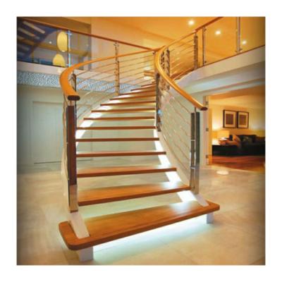 China Wholesale Modern Factory New Arrival Staircase Design Indoor and Outdoor Curved Staircase for sale