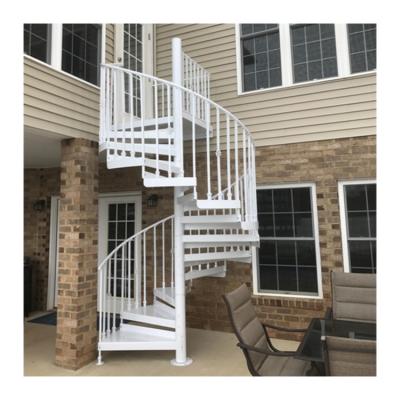 China Latest fashion spiral stair design modern outdoor metal victoian stair new for sale