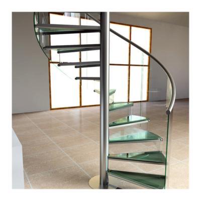 China Spiral Staircase Modern Diy Staircase Glass Indoor Hot Sale Manufacturer Cost Savings Spiral Staircase for sale