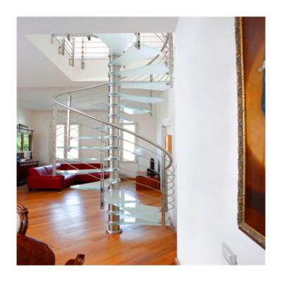 China Modern wholesale spiral stair spiral staircase powdercoated newest design steel spiral stairs for sale