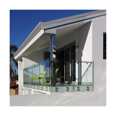 China Hot Sale Modern Glass Stainless Steel Standoff Balcony Balustrade Manufacturer Balustrade Cost Savings Glass Balustrade for sale