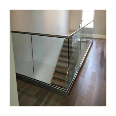 China 0 Modern Glass U Channel Balustrade Stair Glass Fencing Price Support Barrier Glass U Channel for sale